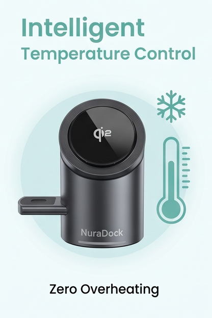 NuraDock™ Premium 3-in-1 Qi2 Station